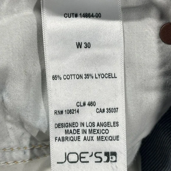 JOE'S JEANS The Debbie High Rise Straight Crop Collector's Edition Jeans W30 New